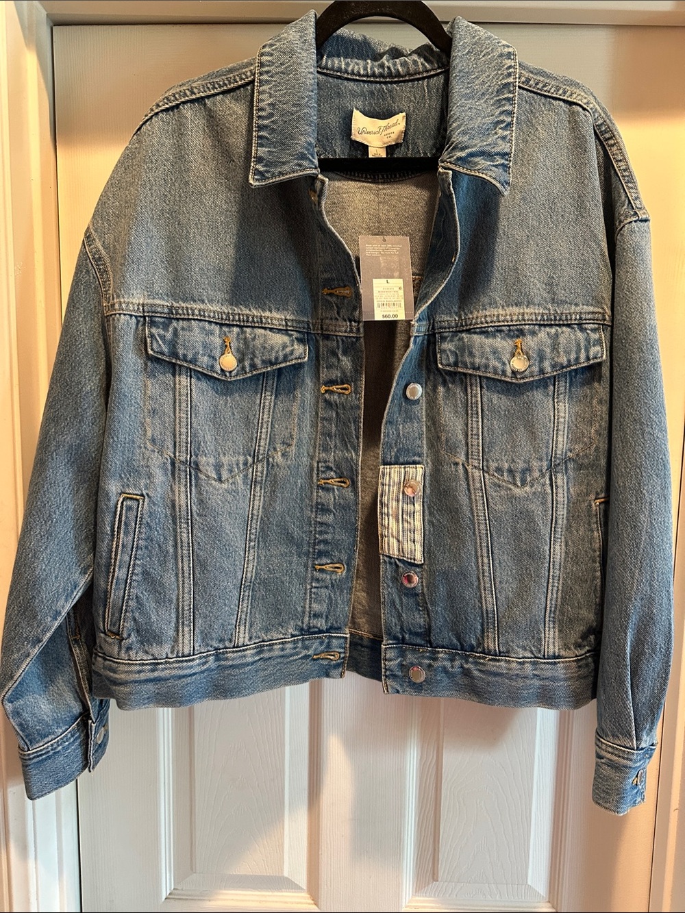 Blue Denim Jean Jacket - Unbranded
